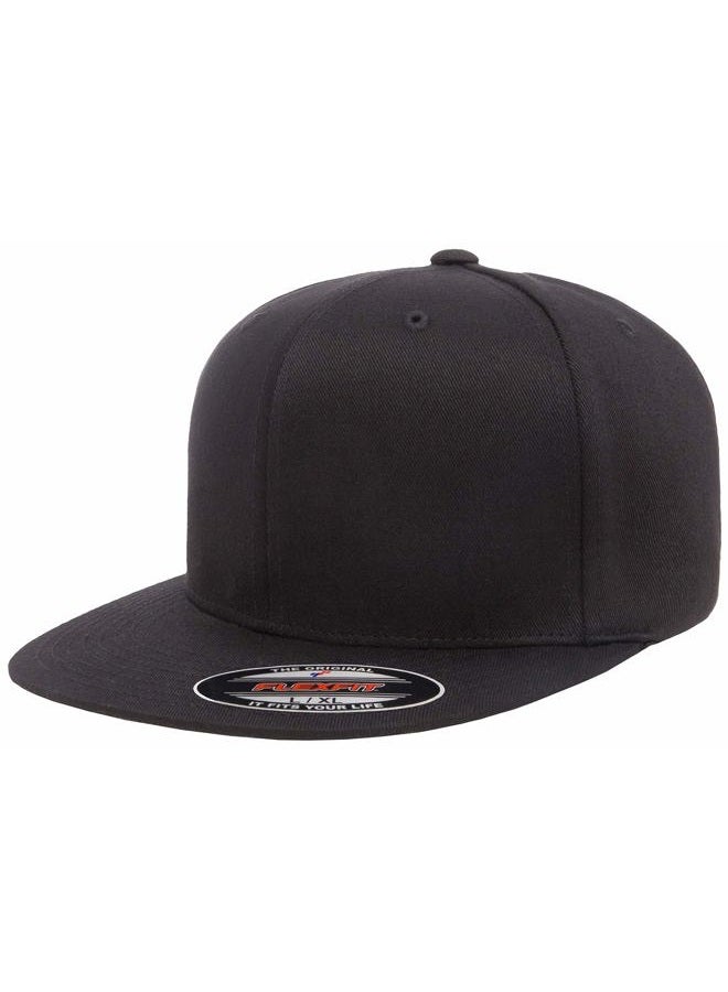 FLEXFIT Men's On Field Pro-Baseball Cap, Black, Large-X-Large - Image 1